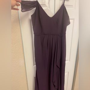 David’s Bridal Plum Bridesmaid Dress